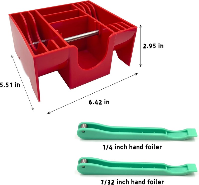 ARTKINGTO Copper Foil Hand Foiler and Foil Dispenser Kits (Dispenser Red) - Image 5
